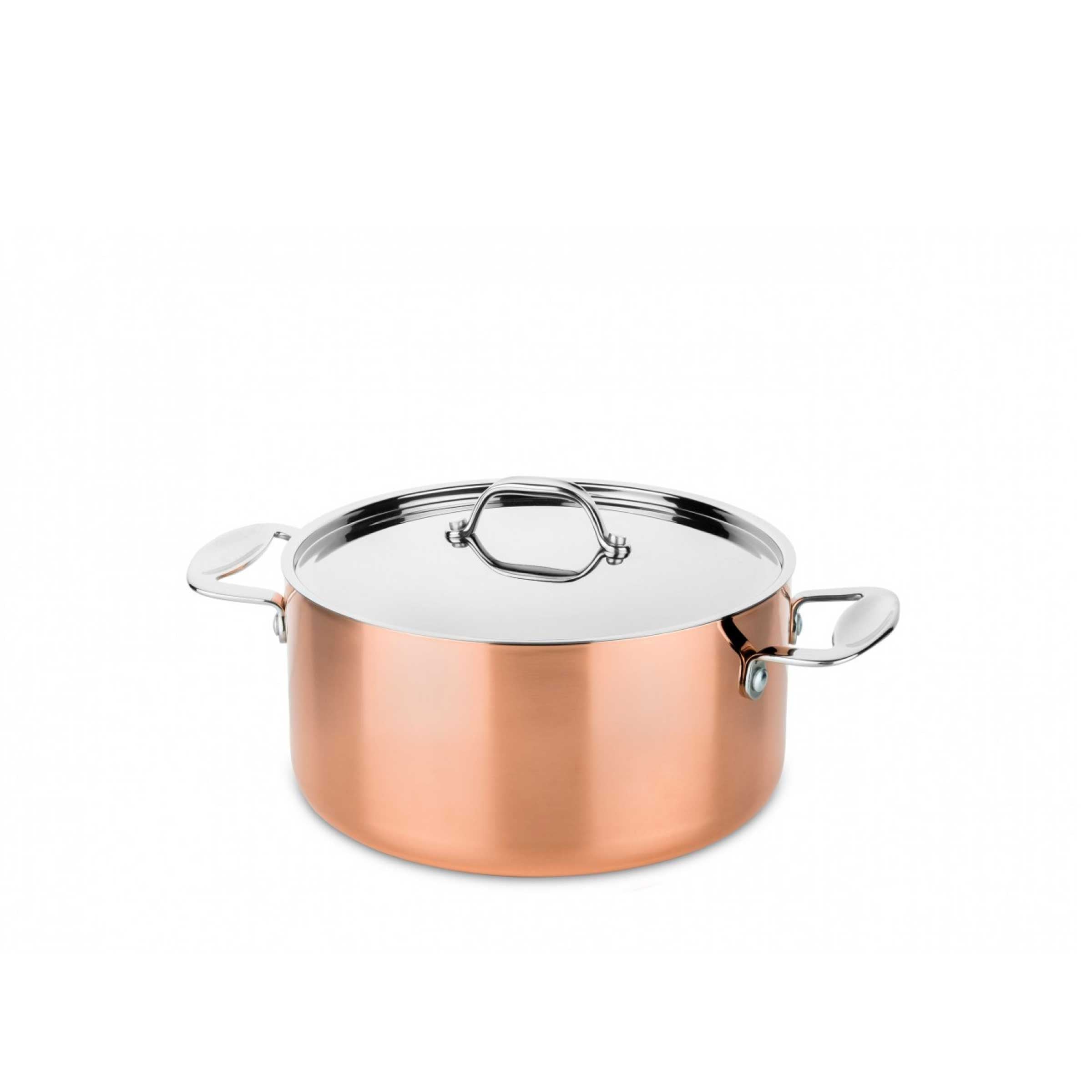Stainless Steel and Copper Pan CASSEROLE TOSCANA by Mepra. Shop on