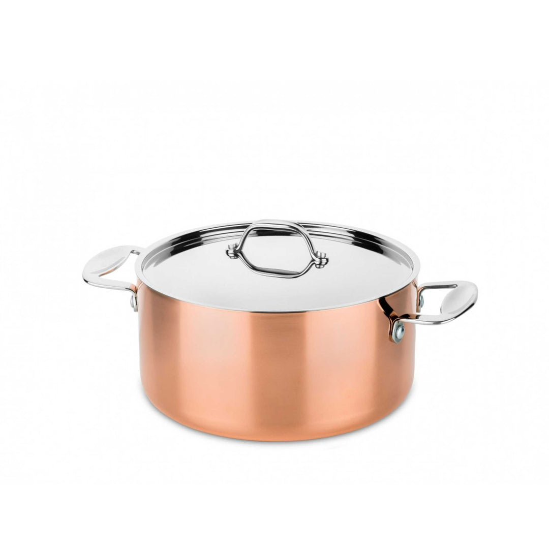 Stainless Steel and Copper Pan CASSEROLE TOSCANA by Mepra 08