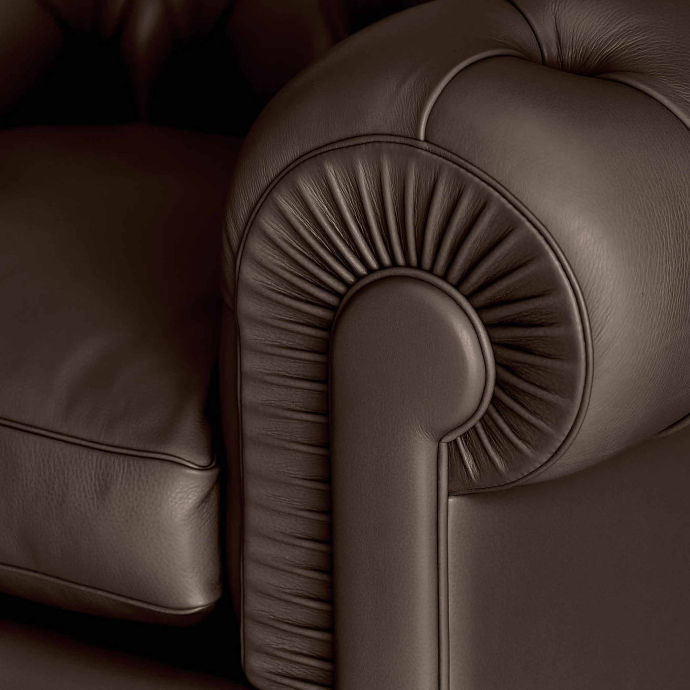 Leather Armchair CHESTER by Renzo Frau for Poltrona Frau 09