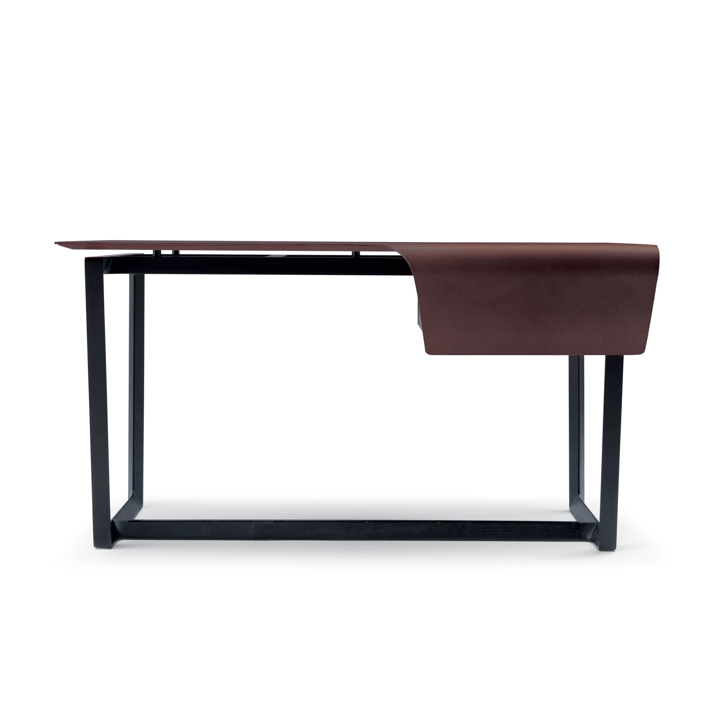 Leather Desk FRED by Roberto Lazzeroni for Poltrona Frau