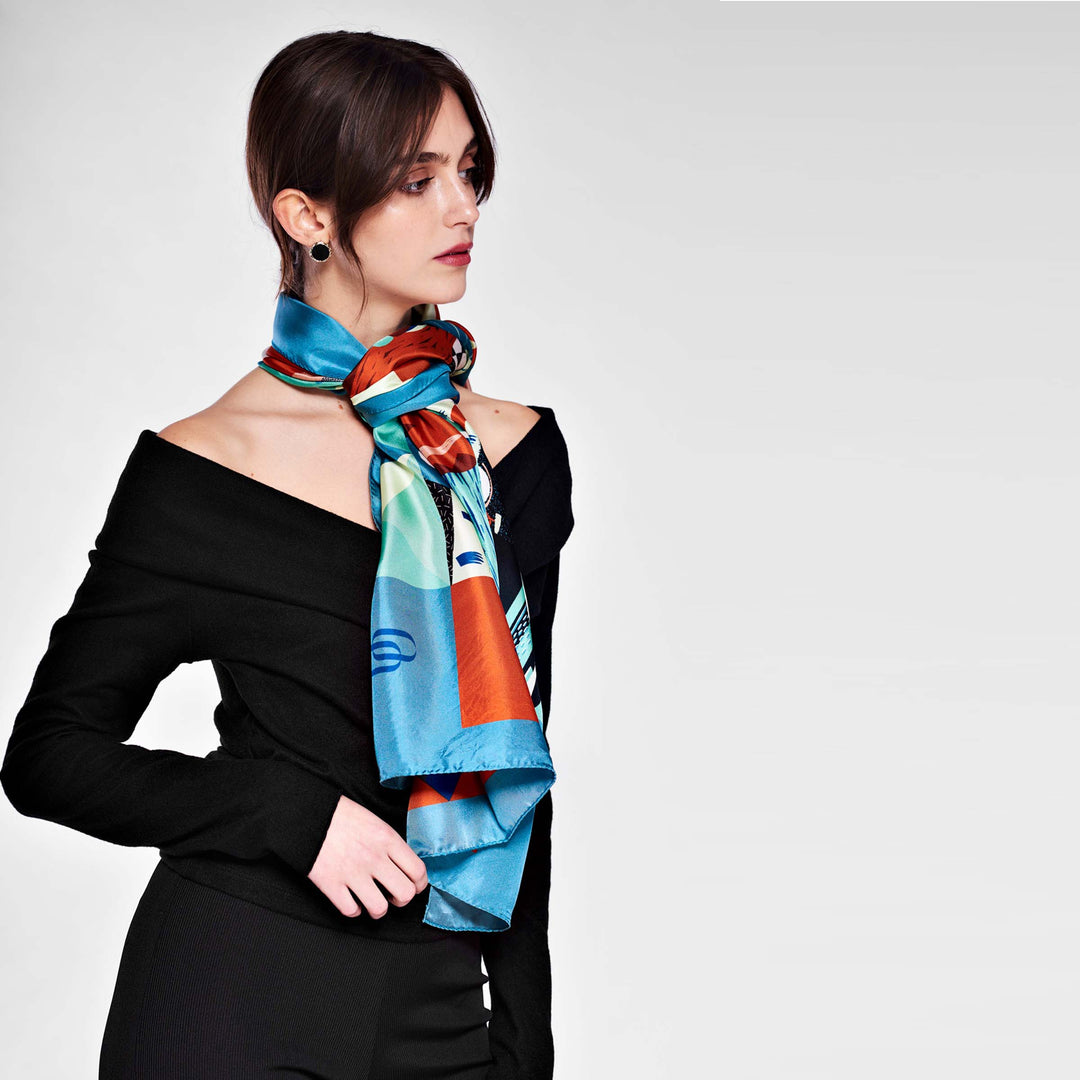 Silk and Cashmere Stole ANNI40 by Marco Brancato for Orequo 01