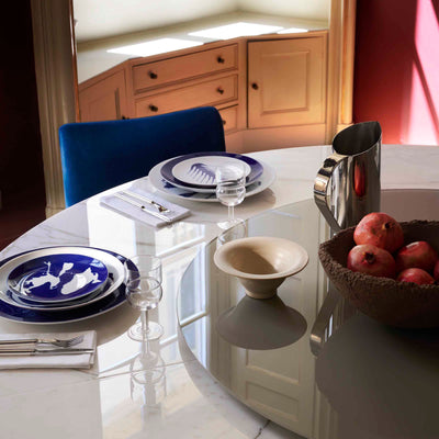 Porcelain Dessert Plates NEIGE Set of Two, designed by Richard Ginori for Cassina 04