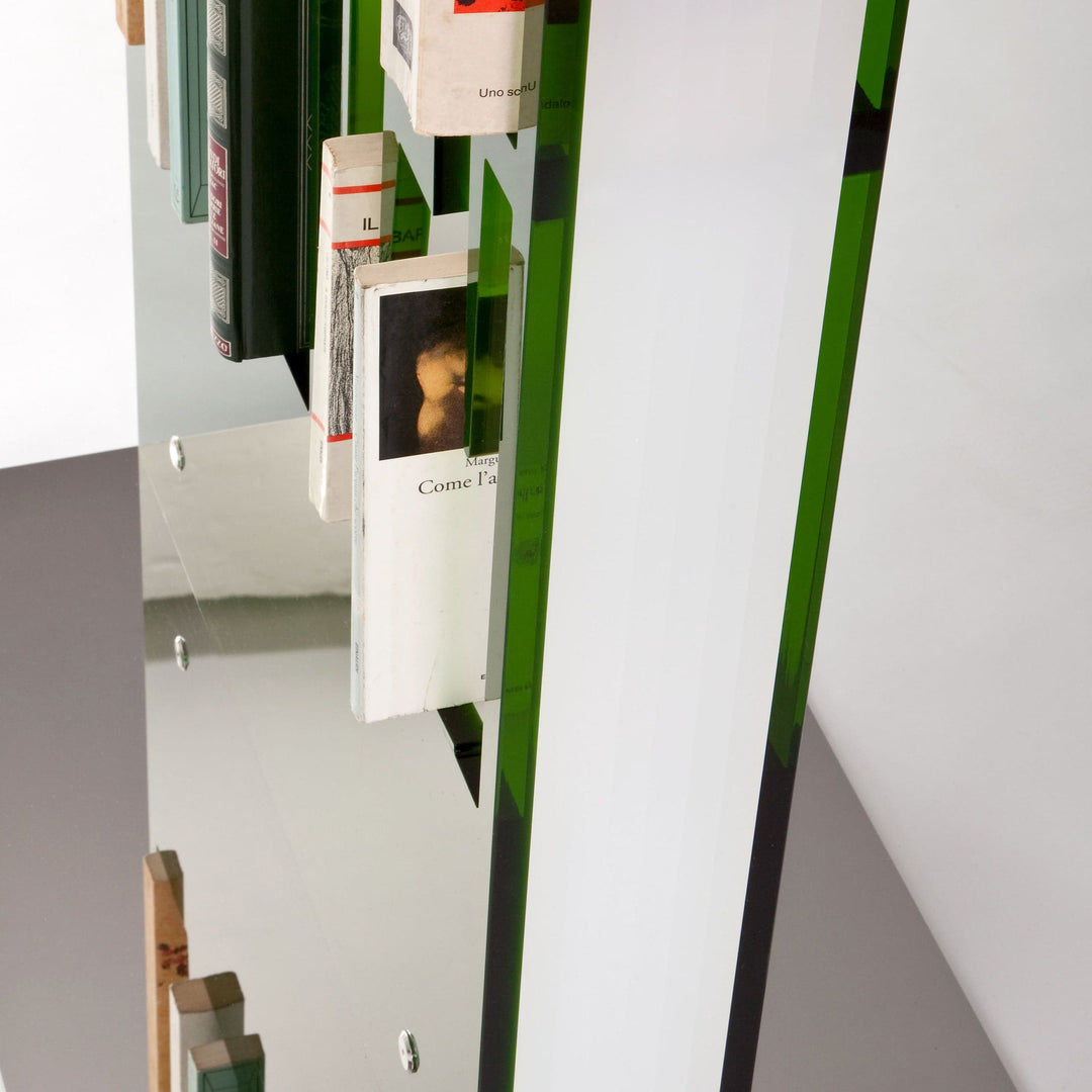 Plexiglass Green Bookshelf  BOOKSHAPE Big Limited Edition 08