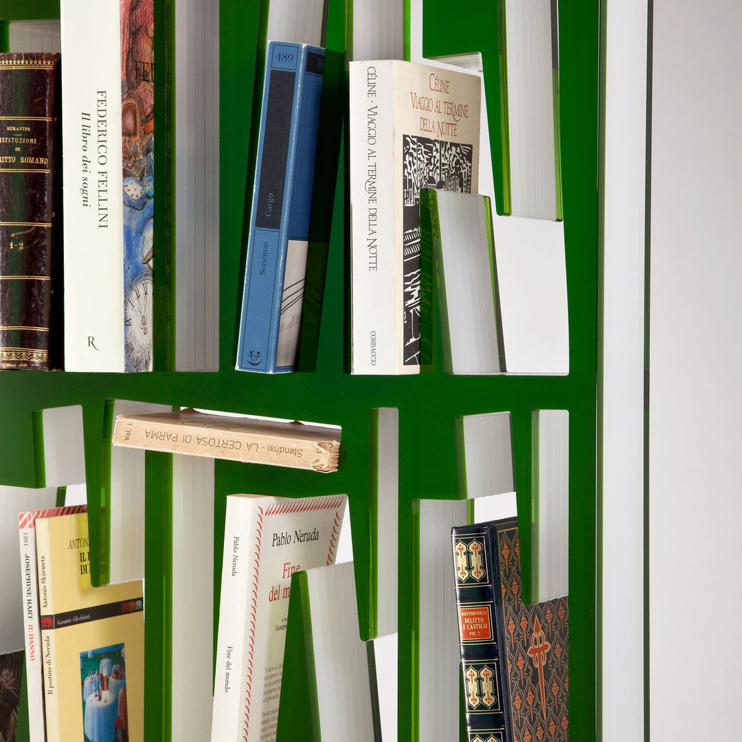 Plexiglass Green Bookshelf  BOOKSHAPE Big Limited Edition 09