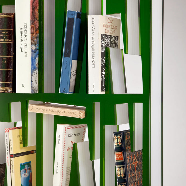 Plexiglass Green Bookshelf  BOOKSHAPE Big Limited Edition 09