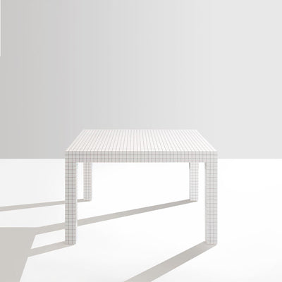Honeycomb Wood Dining Table QUADERNA by Superstudio for Zanotta 02
