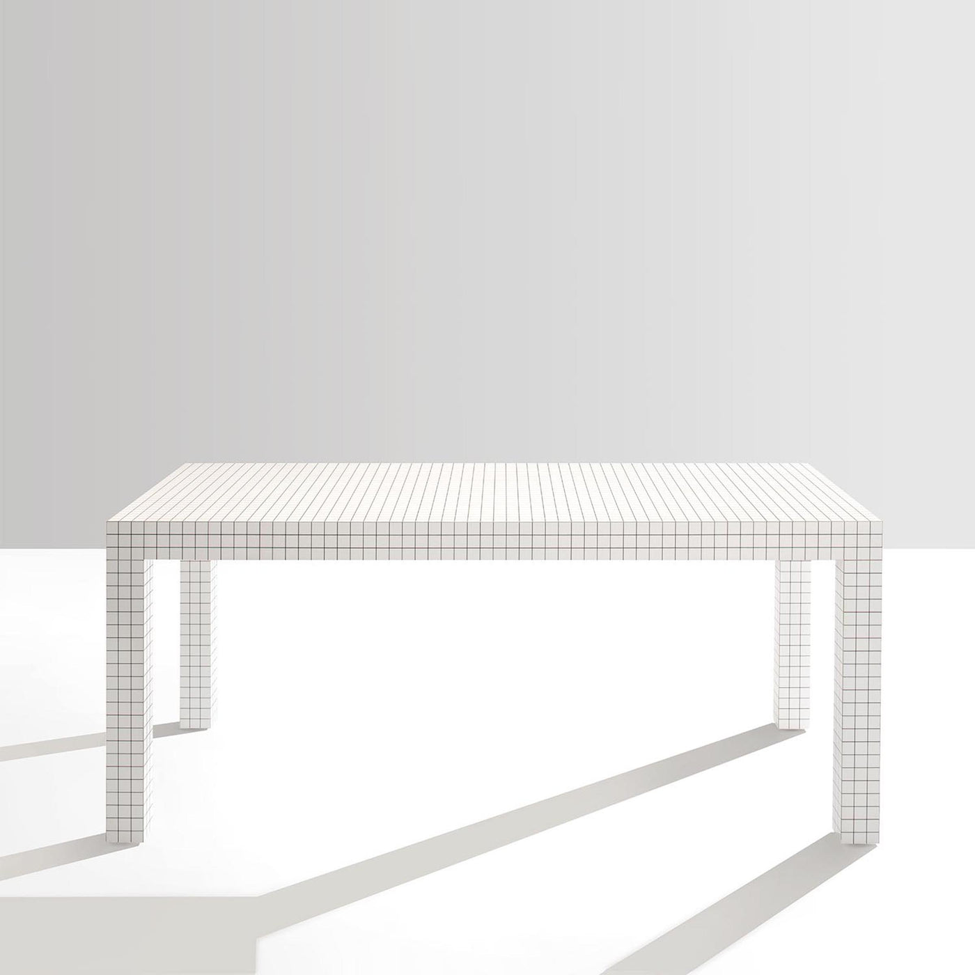 Honeycomb Wood Dining Table QUADERNA by Superstudio for Zanotta 03