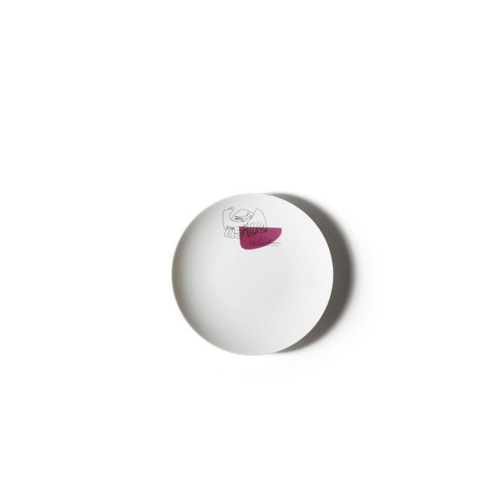 Porcelain Dinner Plates SERVICE PRUNIER Set of Two, designed by Richard Ginori for Cassina 05