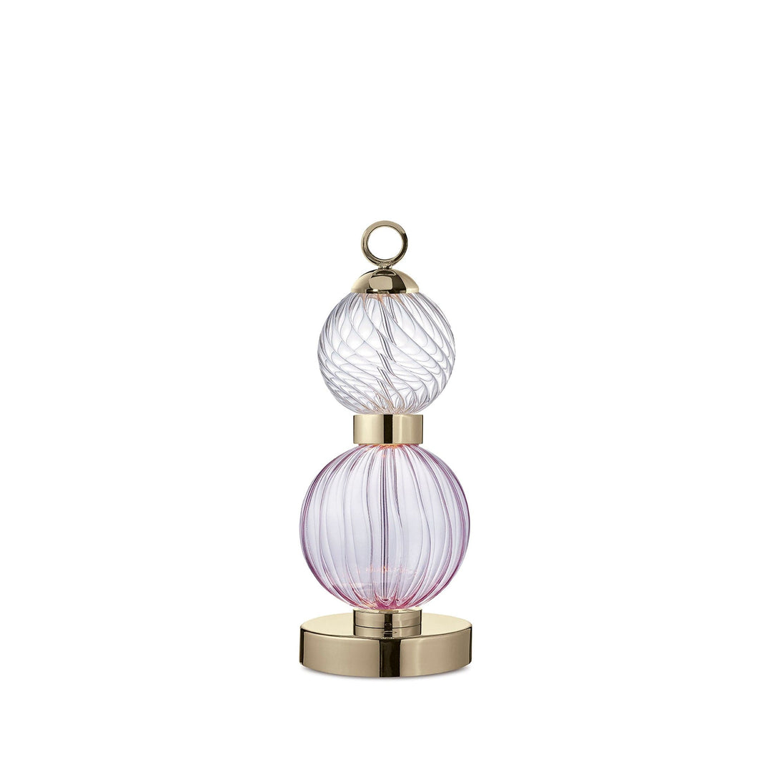 Murano Glass Table Lamp DROP BATTERY by Sicis 01