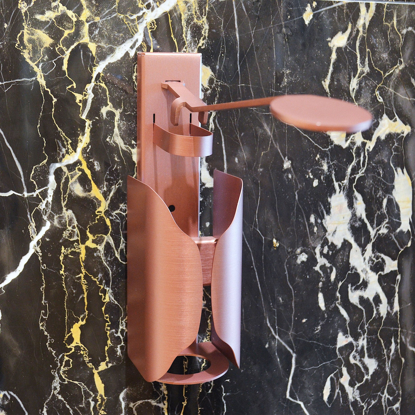 Stainless Steel Wall Dispenser ELBOW Rose Gold 04