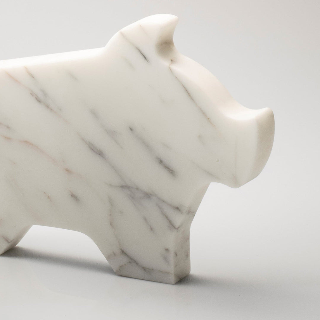 Marble Paperweight MAIALINO GRANDE by Alessandra Grasso 04