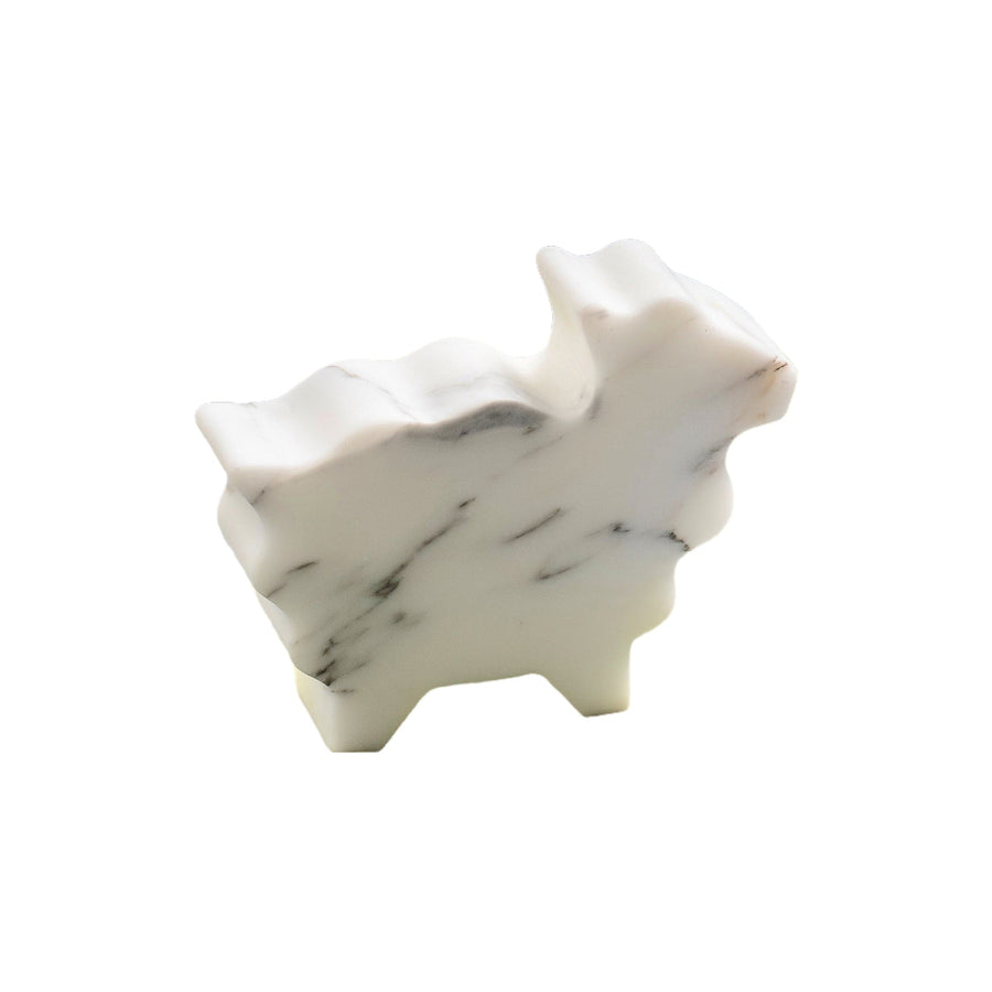 Marble Paperweight PECORELLA PICCOLA by Alessandra Grasso 01