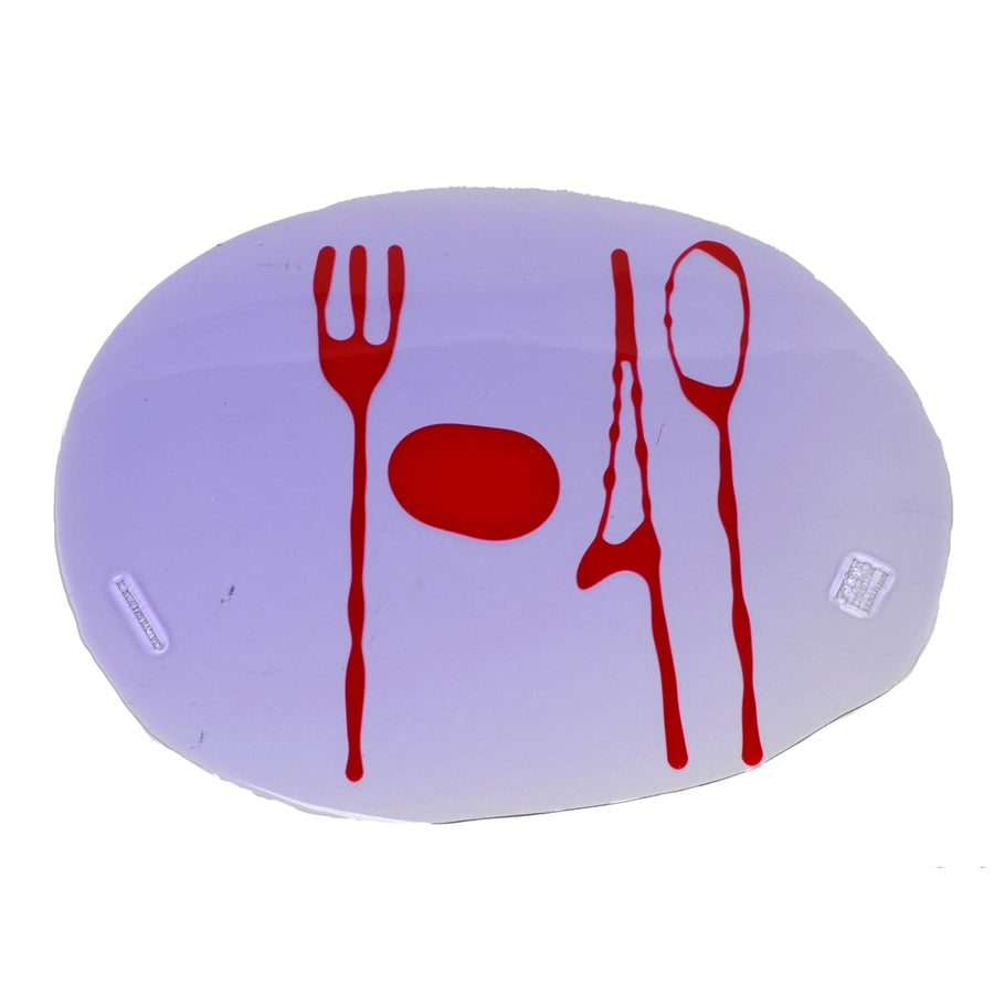 Placemat TABLE-MATES Clear Lilac Set of Four by Gaetano Pesce for Fish Design 01