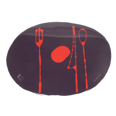 Placemat TABLE-MATES Matte Purple Set of Four by Gaetano Pesce for Fish Design 01