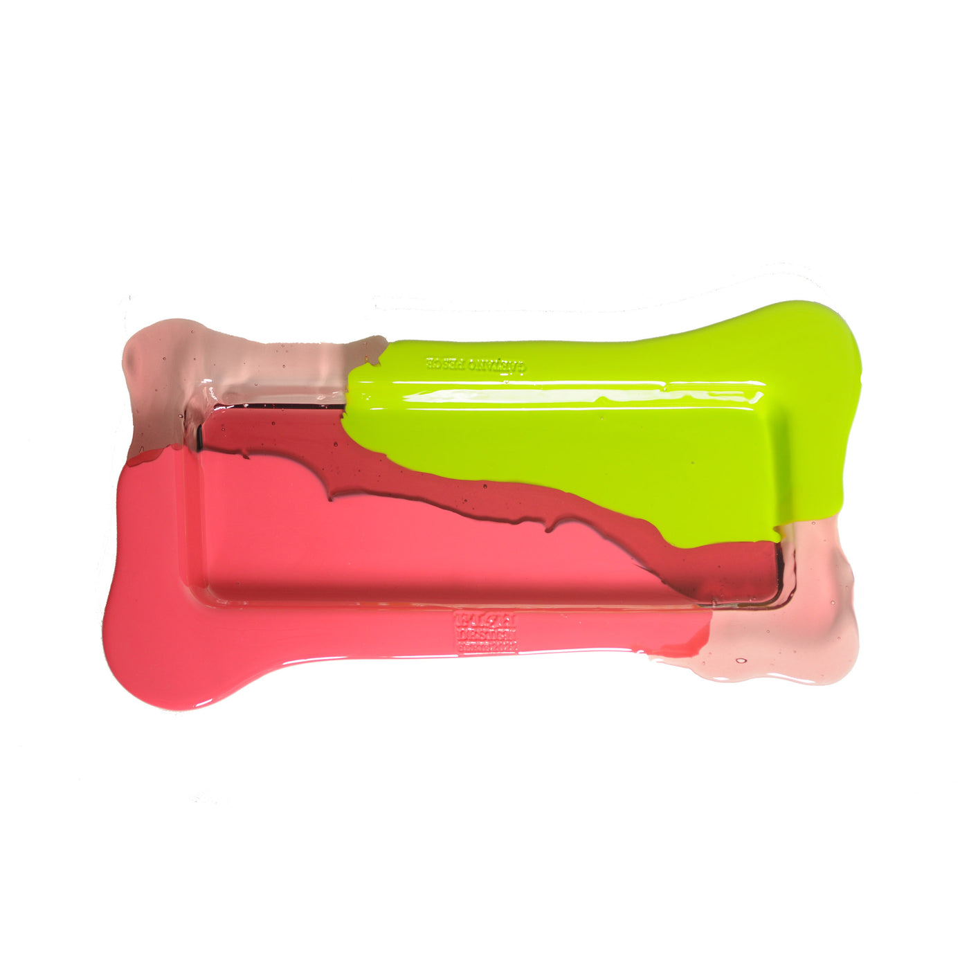 Resin Rectangular Tray TRY-TRAY Pink by Gaetano Pesce for Fish Design 01