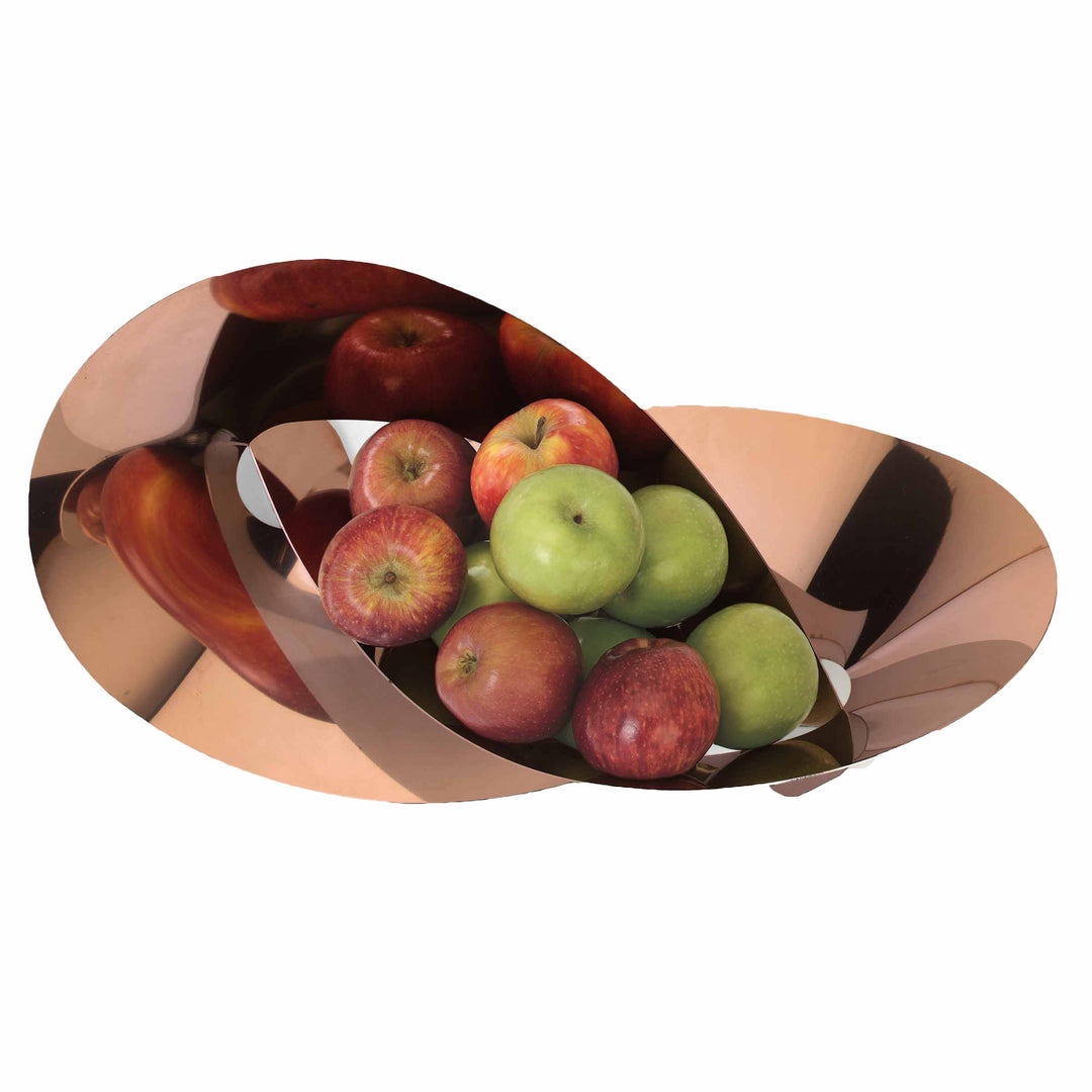Fruit Bowl Centrepiece FLAT KNOT Bronze by Ronen Kadushin for Cyrcus Design 01