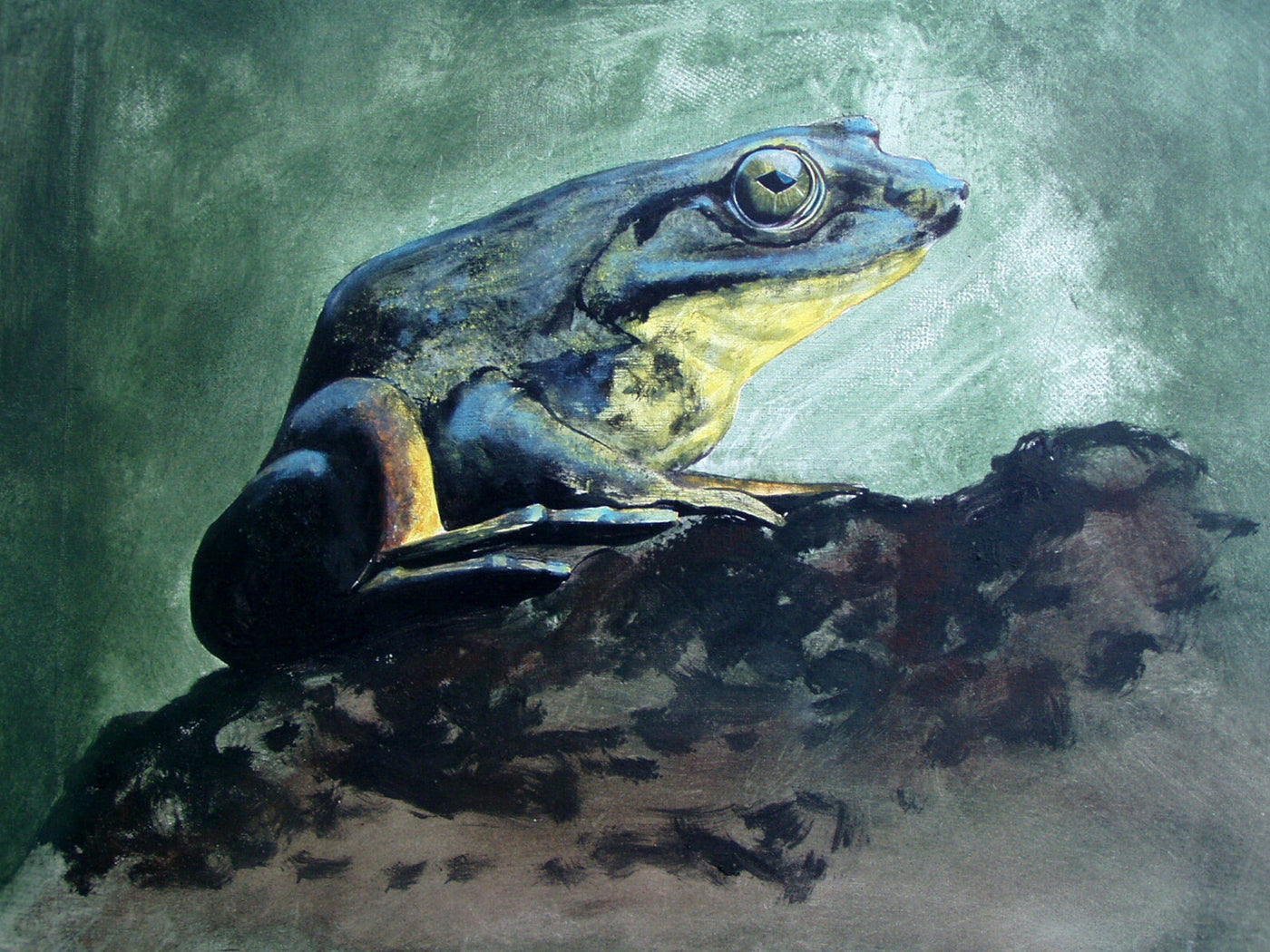 Painting on Canvas FROG 1 01