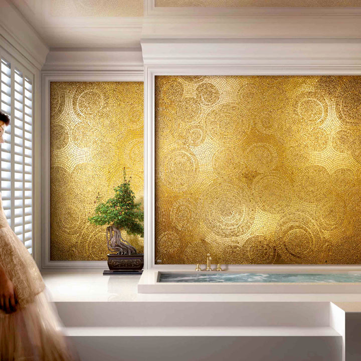 Gold Mosaic FANCY by Sicis 01