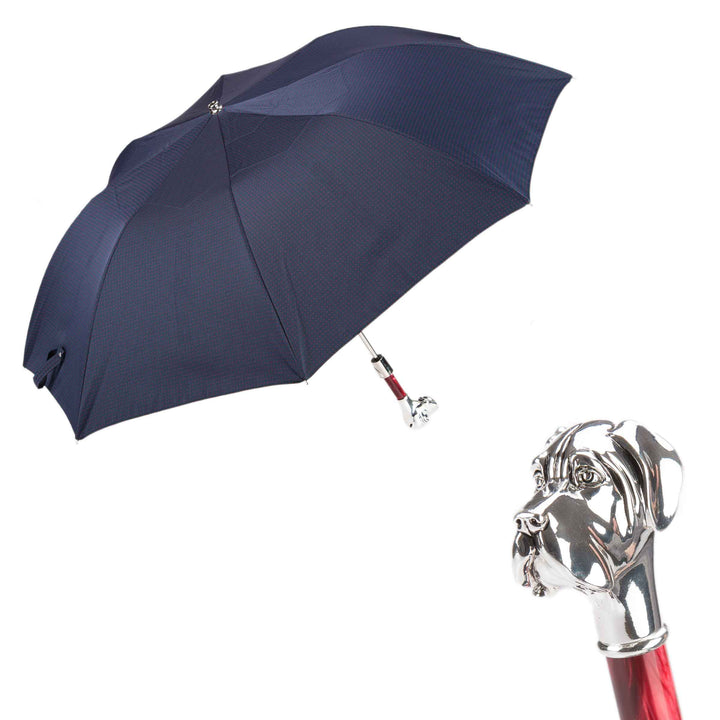 Folding Umbrella LABRADOR with Silver-Plated Resin Handle 01