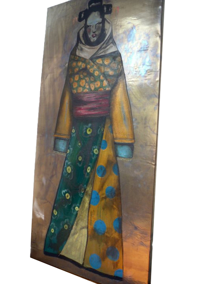 Painting on Metal GEISHA 20 01