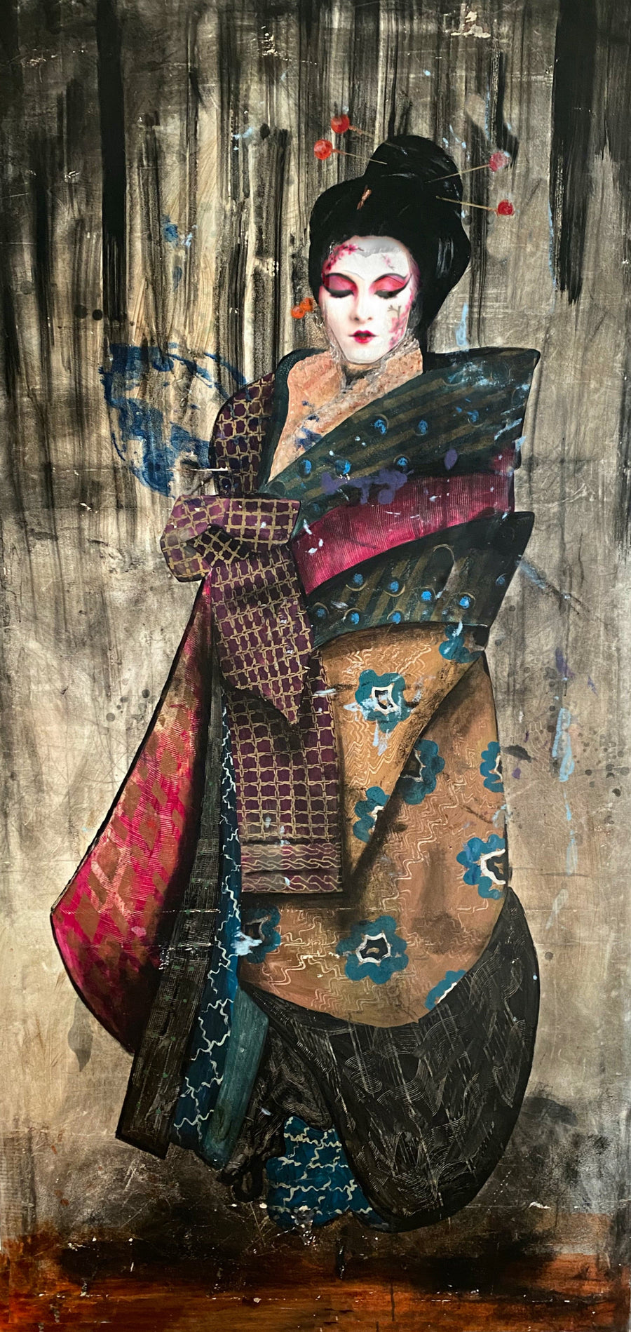 Painting on Canvas GEISHA 25 01