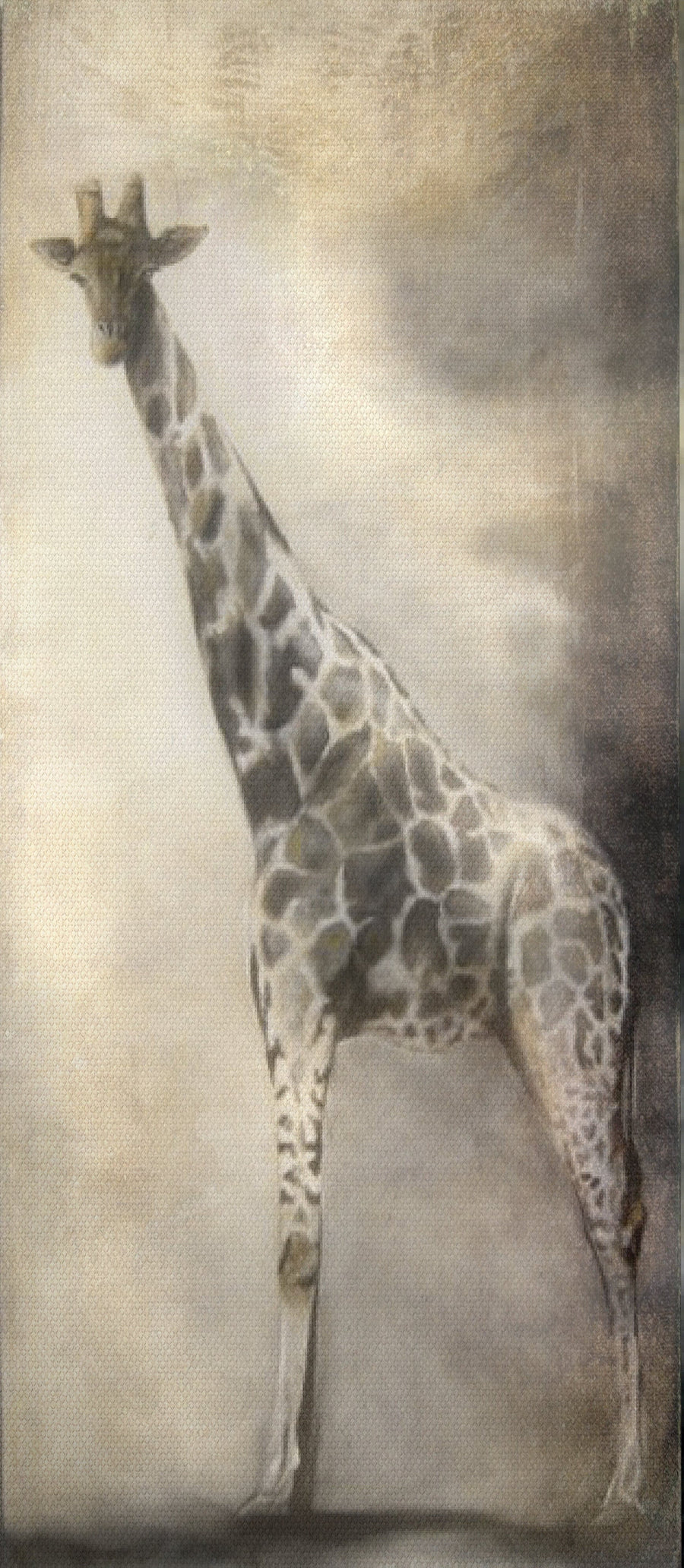 Painting on Canvas GIRAFFA KALAHARI 01