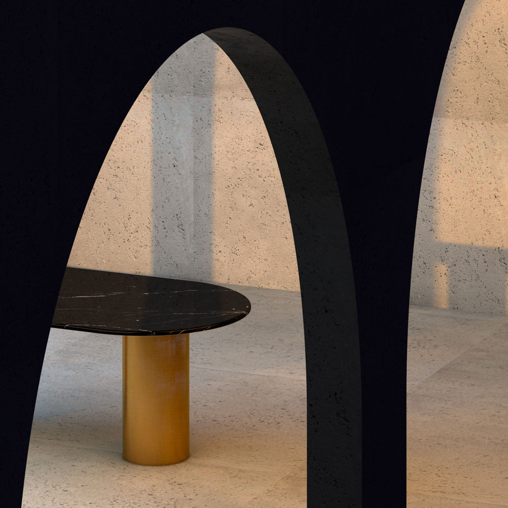 Marble Oval Dining Table ELLISSE NQ1 by Nicola Di Froscia for DFdesignLab 02