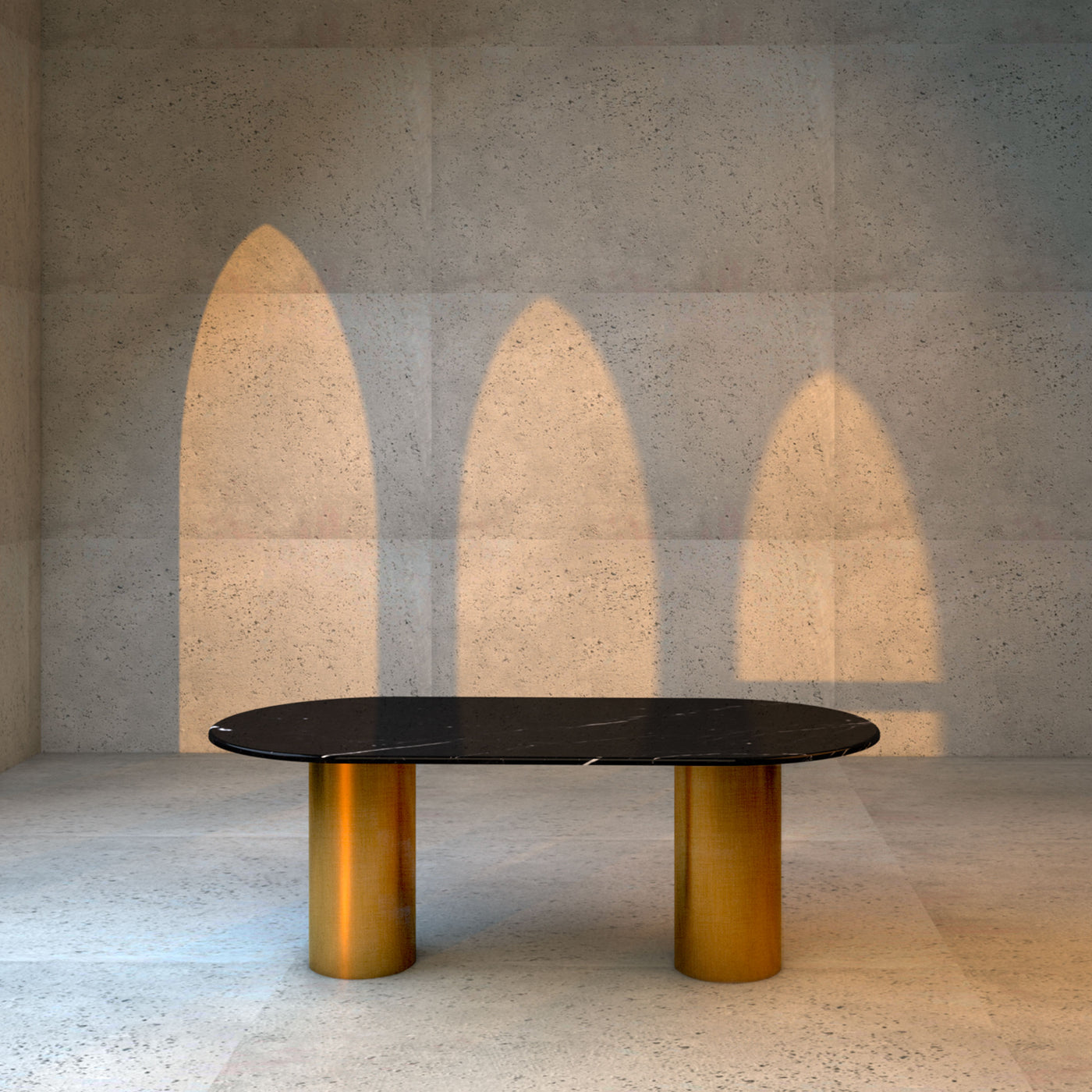 Marble Oval Dining Table ELLISSE NQ1 by Nicola Di Froscia for DFdesignLab 03