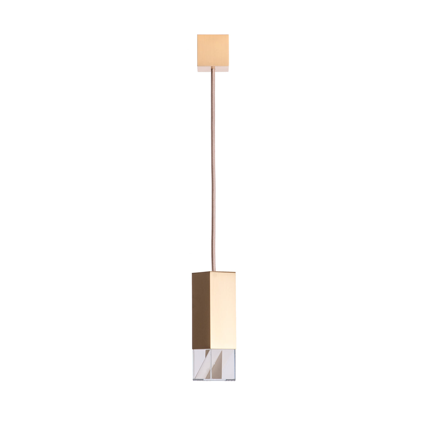 Brass Pendant Lamp LAMP/ONE by Formaminima 01