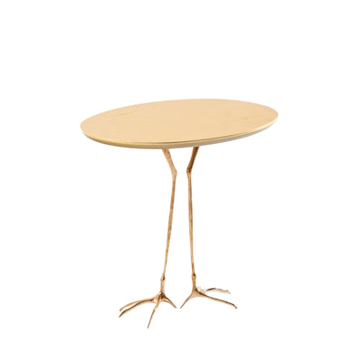Bronze Accent Table TRACCIA, designed by Meret Oppenheim for Cassina 01