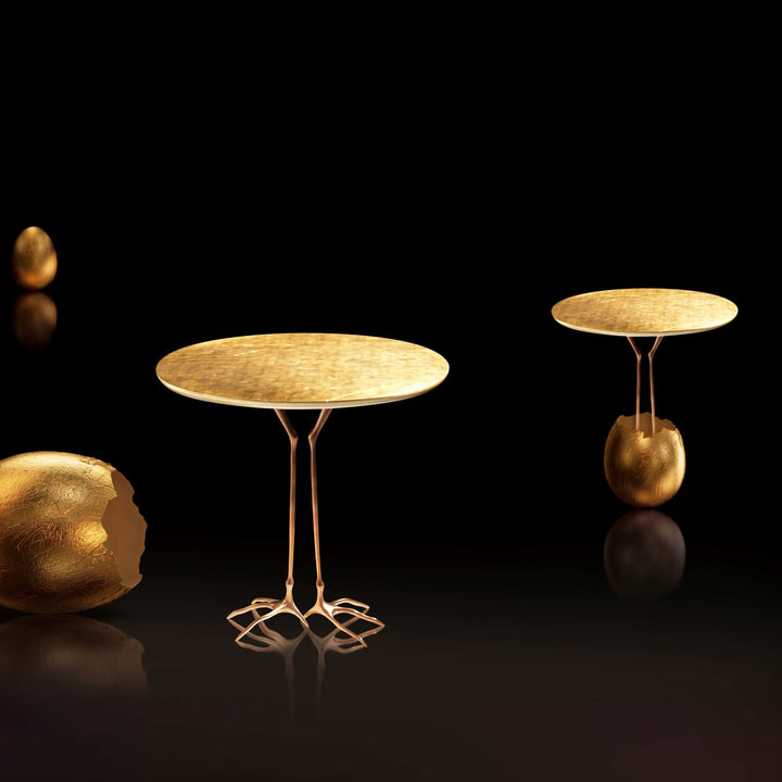 Bronze Accent Table TRACCIA, designed by Meret Oppenheim for Cassina 03