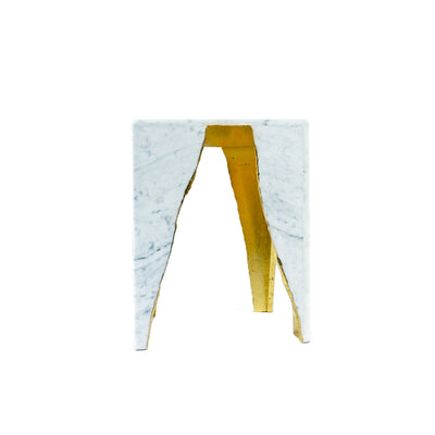 Carrara Marble Side Table RAW EDGE by Nicola Di Froscia for DFdesignLab 03