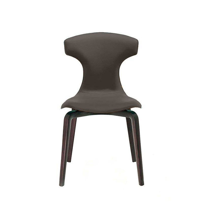 Leather Dining Chair MONTERA by Roberto Lazzeroni for Poltrona Frau 03