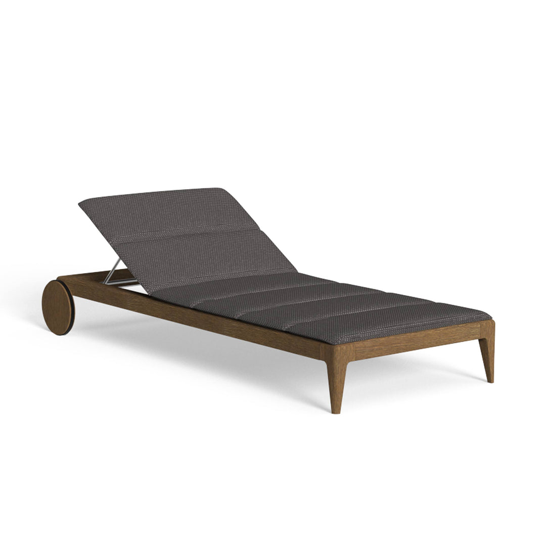 Upholstered Sunbed CRUISE Teak by Ludovica + Roberto Palomba for Talenti 03