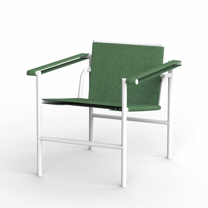 Outdoor Armchair - "1, Fauteuil à dossier basculant", designed by Charlotte Perriand, Le Corbusier, Pierre Jeanneret for Cassina 07