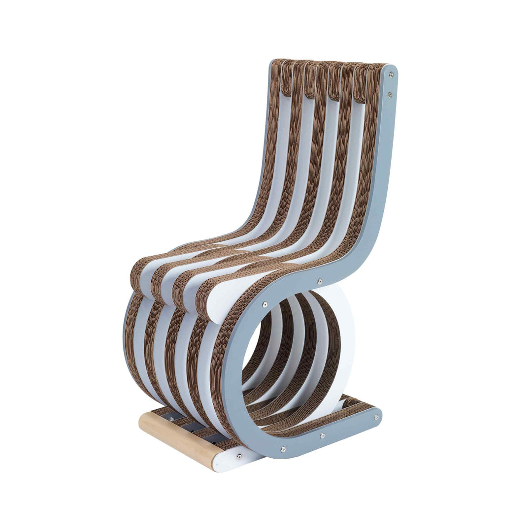 Cardboard Chair TWIST Grey 01
