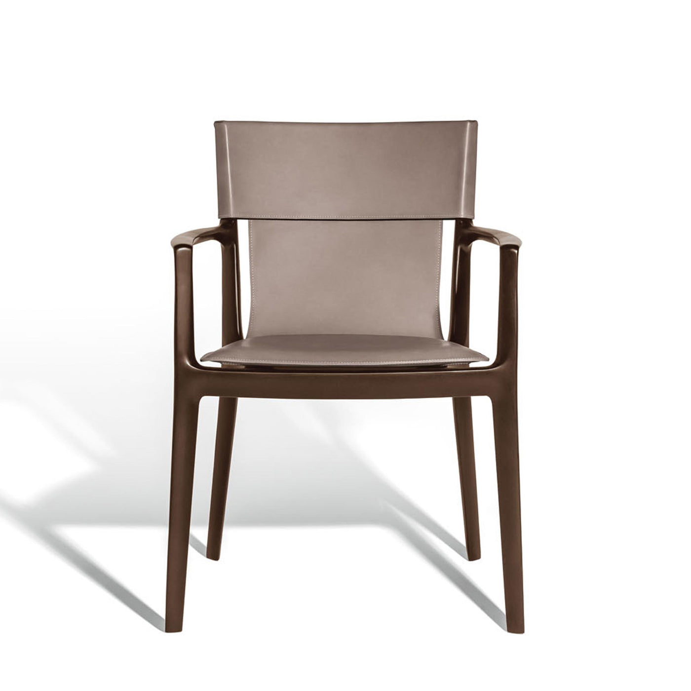 Leather Dining Chair ISADORA by Roberto Lazzeroni for Poltrona Frau 015