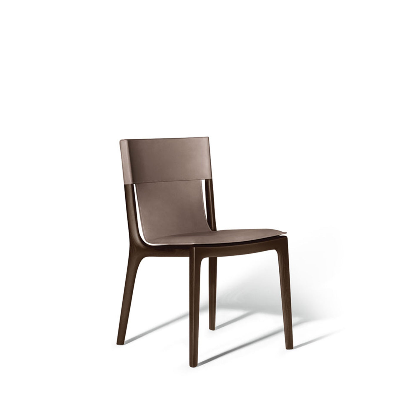 Leather Dining Chair ISADORA by Roberto Lazzeroni for Poltrona Frau 06