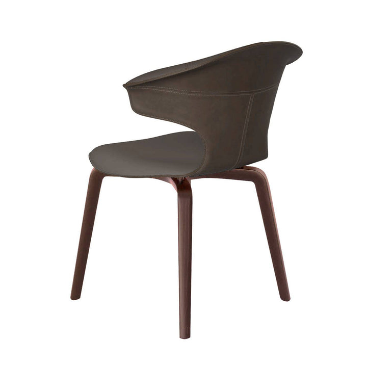 Leather Chair MONTERA by Roberto Lazzeroni for Poltrona Frau 05