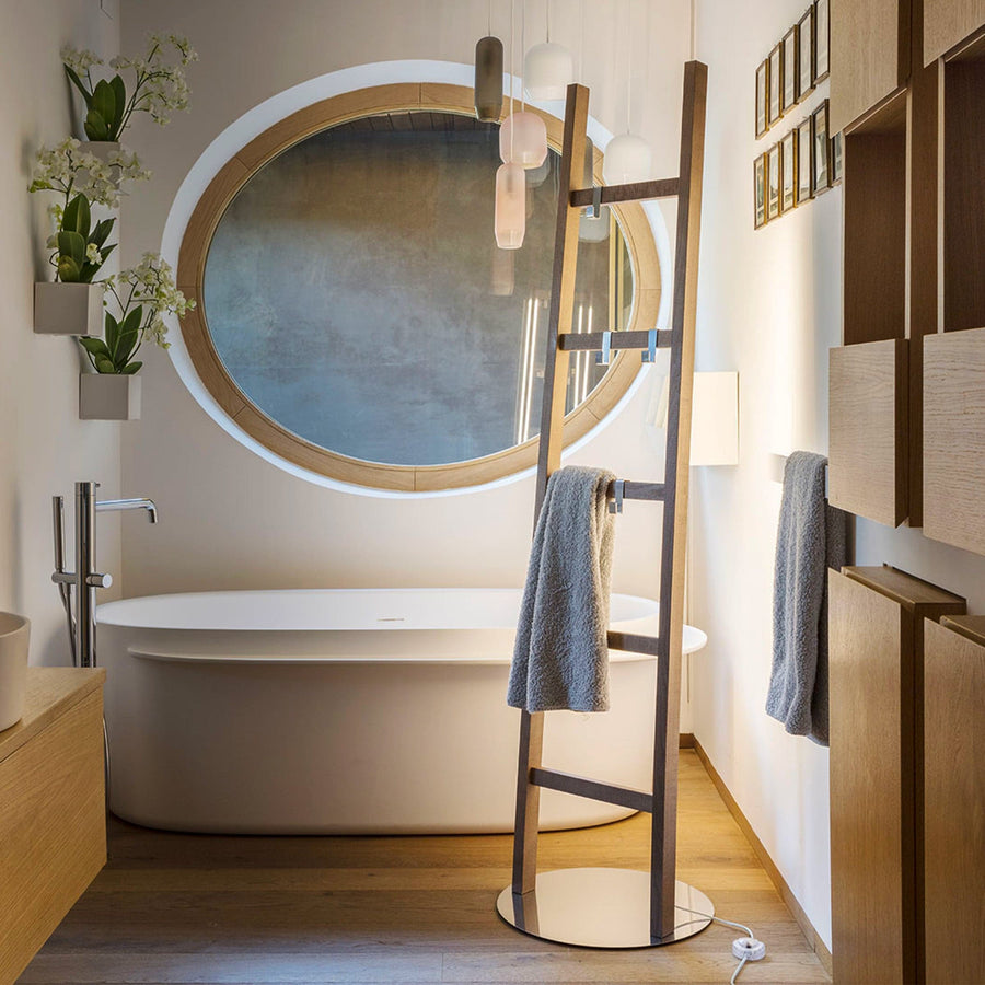 Ladder Lamp ALLA SCALA with Hooks by Claudio Bitetti 05