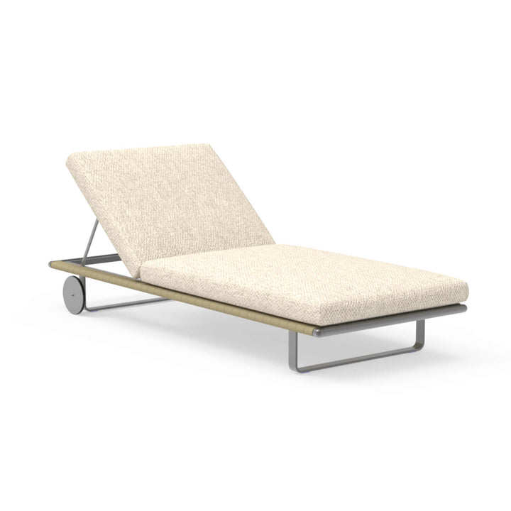 Outdoor Fabric and Steel Sunbed GEORGE by Ludovica + Roberto Palomba for Talenti 01