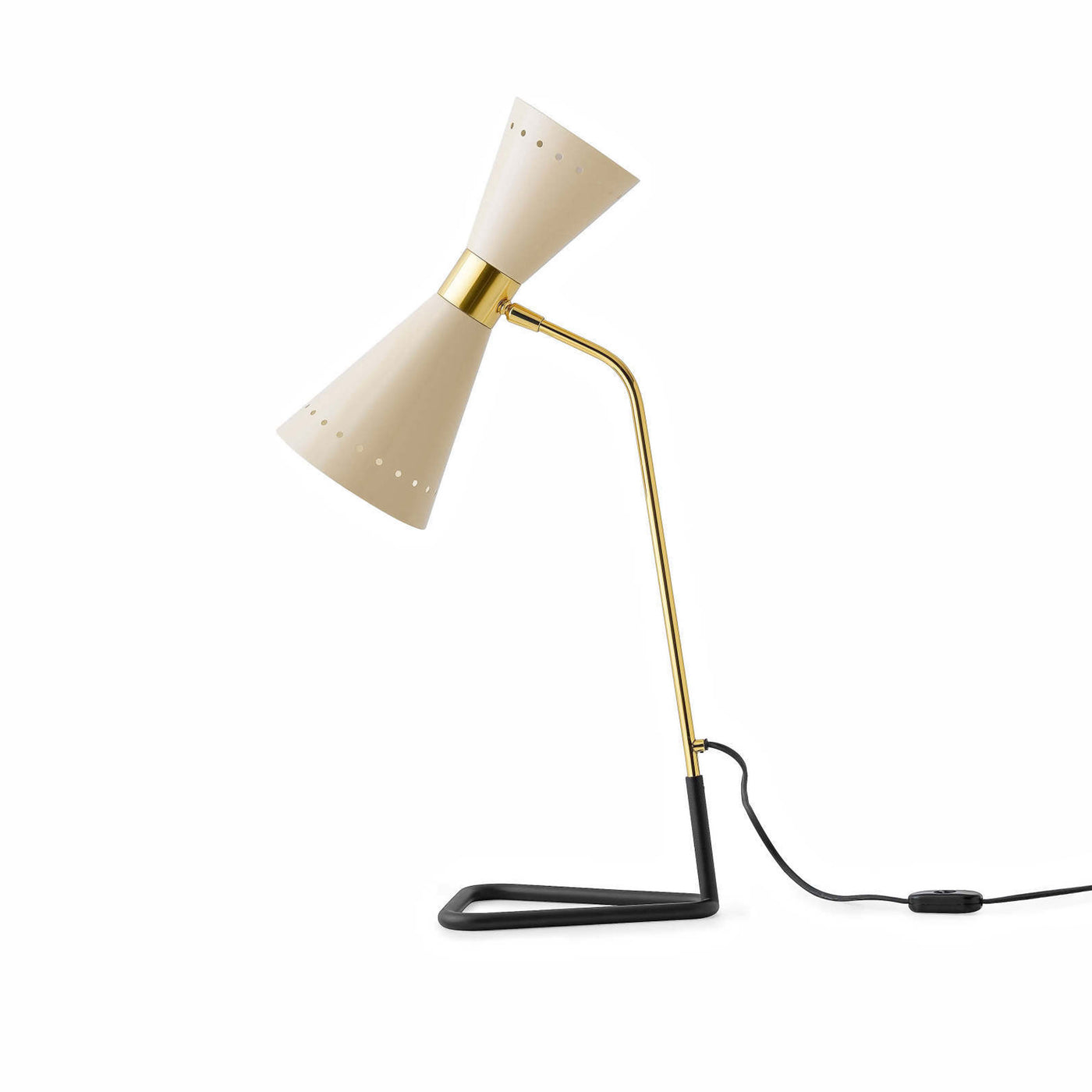 Brass Table Lamp MEGAFONO by Stilnovo 03