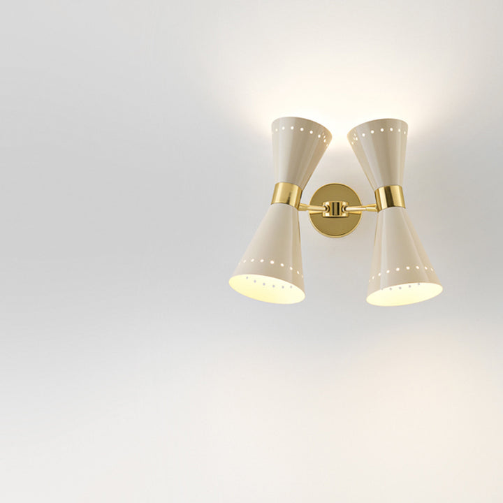 Brass Wall Lamp MEGAFONO by Stilnovo 01