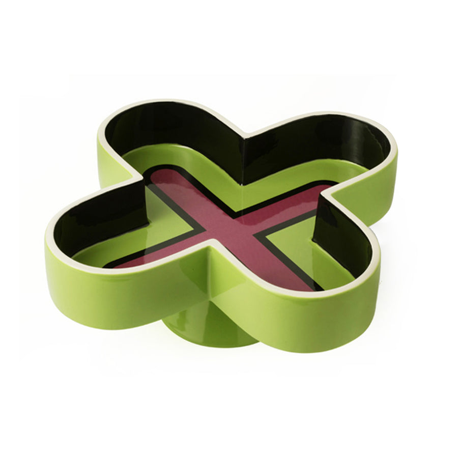 Ceramic Centrepiece BOLO Green by Karim Rashid for Bitossi Ceramiche - Limited Edition 01