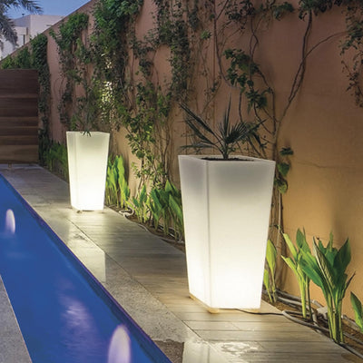 Outdoor Vase KABIN with Light by Luisa Bocchietto for Serralunga 01