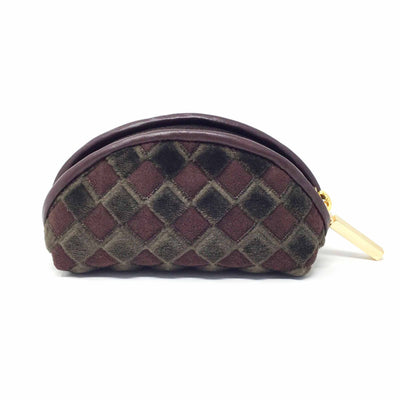 Leather Pouch LALUNETTE Brown 01