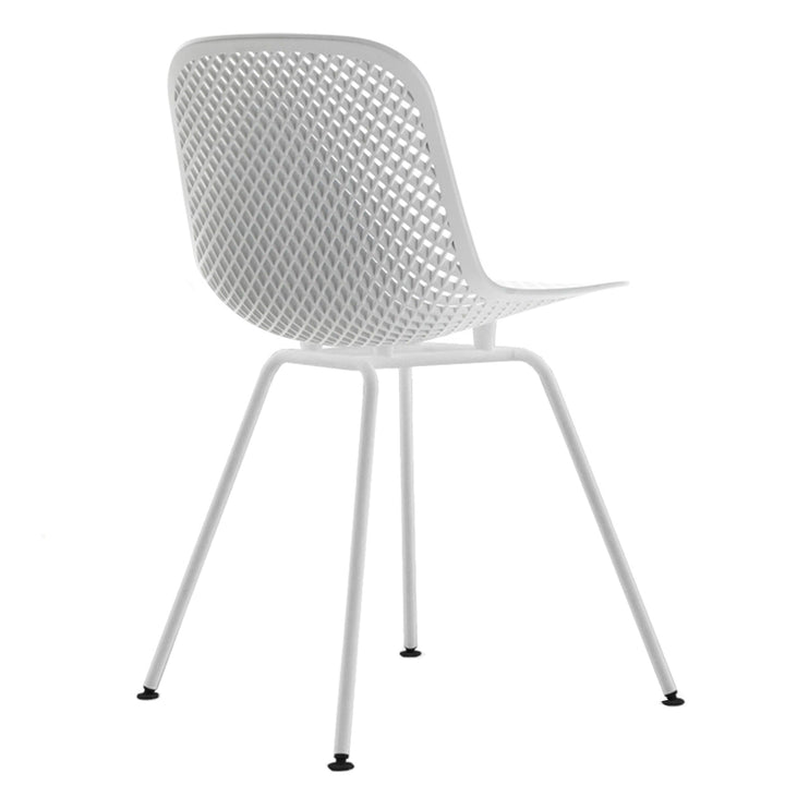 Chair I.S.I. White - Four Legs by Luigi Baroli 01