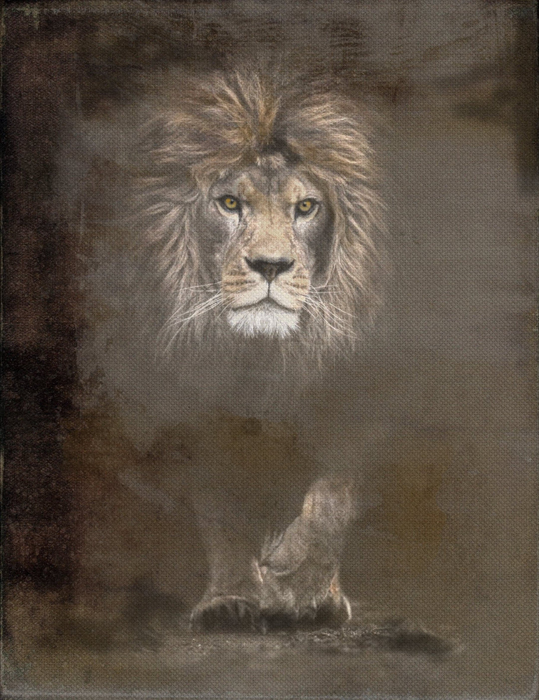 Painting on Canvas LION 1 01