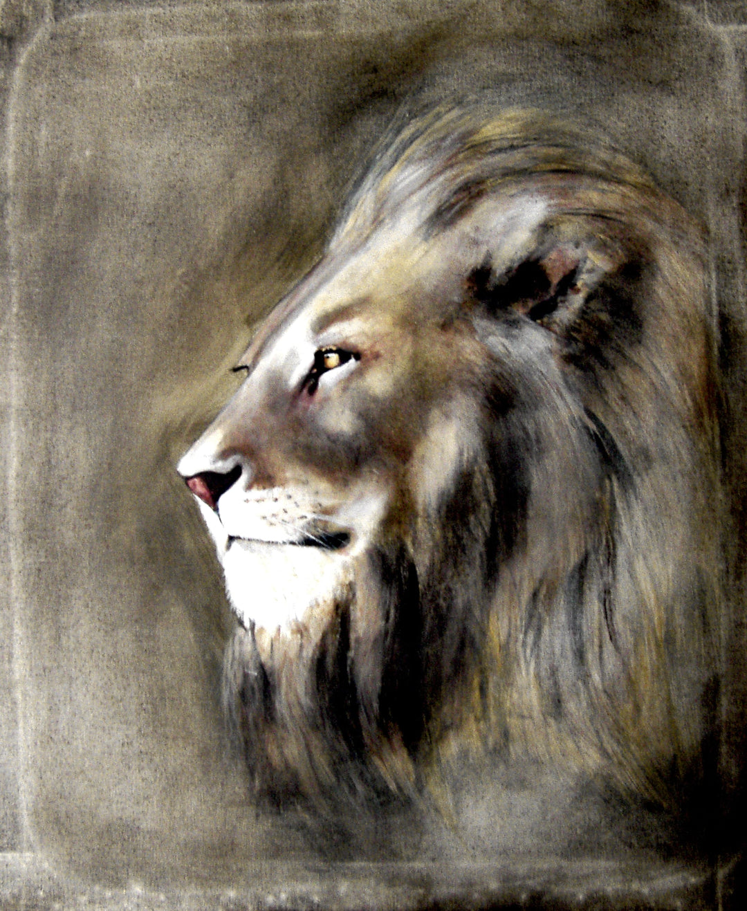 Painting on Canvas LION 3 01