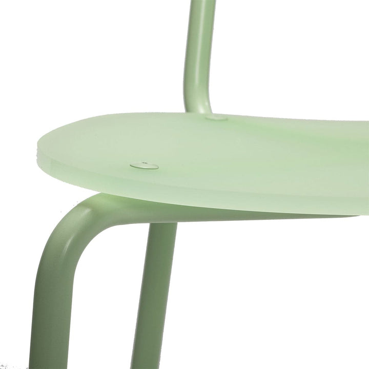 Metal Aquamarine Stackable Chair MOODERN 05